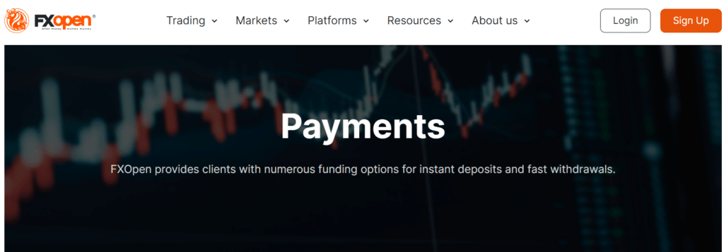 FXOpen Deposits and Withdrawals 