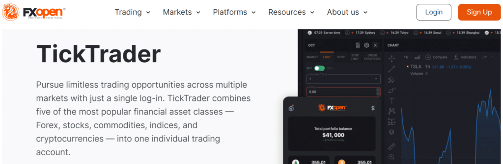 Trading Platforms TickTrader 