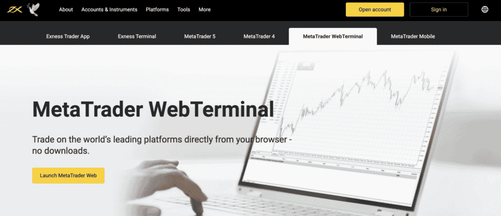 Trading Platforms Web Terminal 