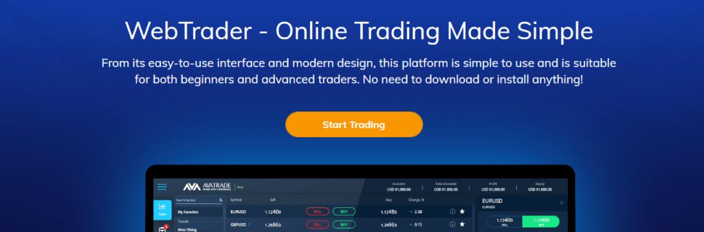Trading Platforms WebTrader