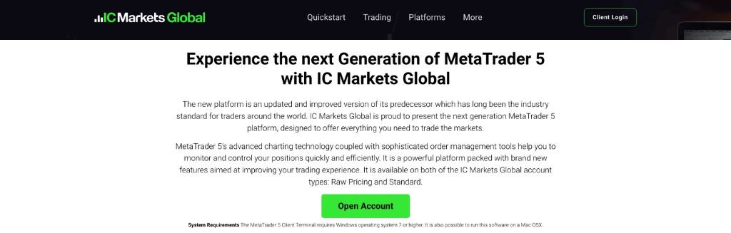 IC Markets MetaTrader 5