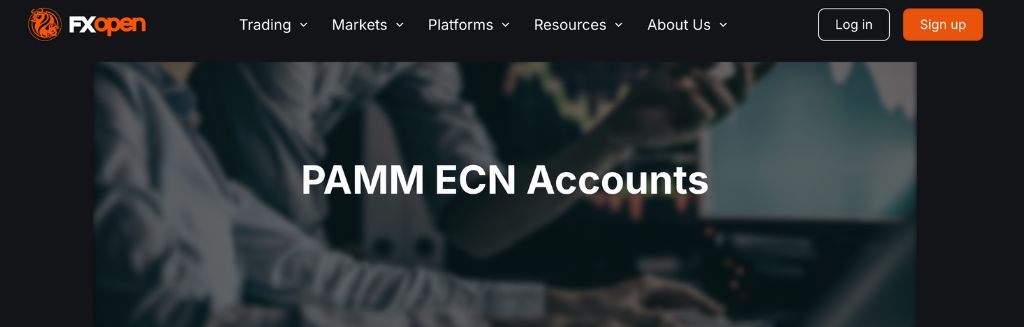 FXOpen Review PAMM ECN Account