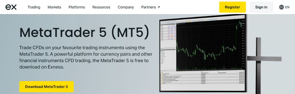 Exness MetaTrader 5 (MT5)