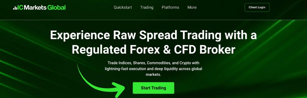 IC Markets Review how to open account step 1