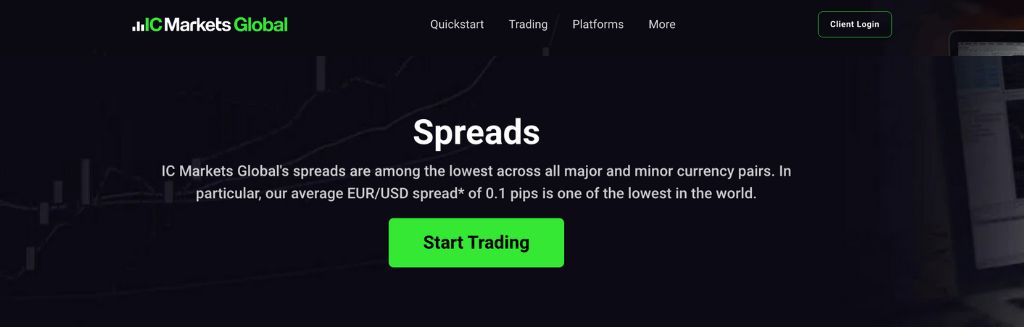 IC Markets Spreads