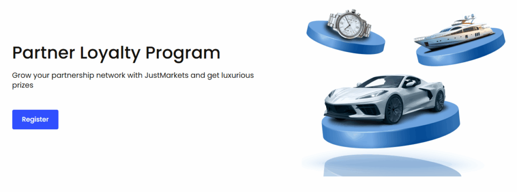 What partnership programs does JustMarkets offer